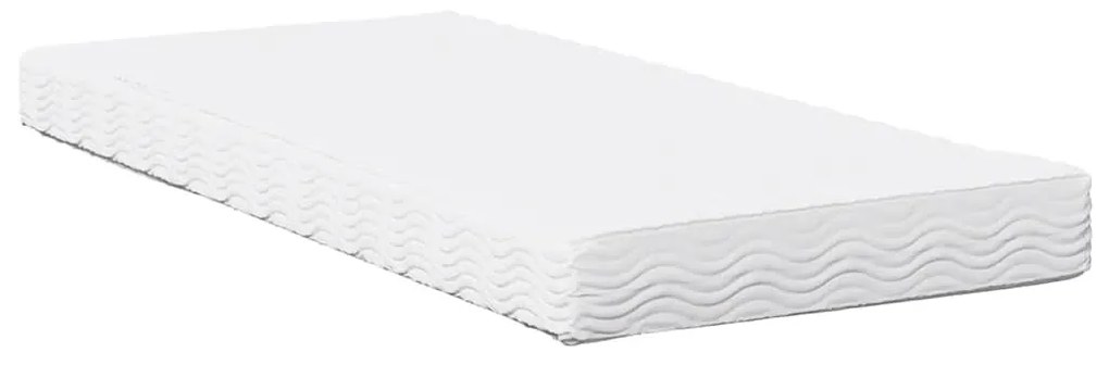 fehér tömör fenyőfa kanapéágy matraccal 80 x 200 cm
