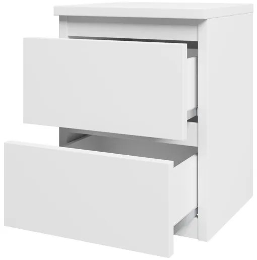 Éjjeliszekrény MALWA 40x40 cm matt fehér