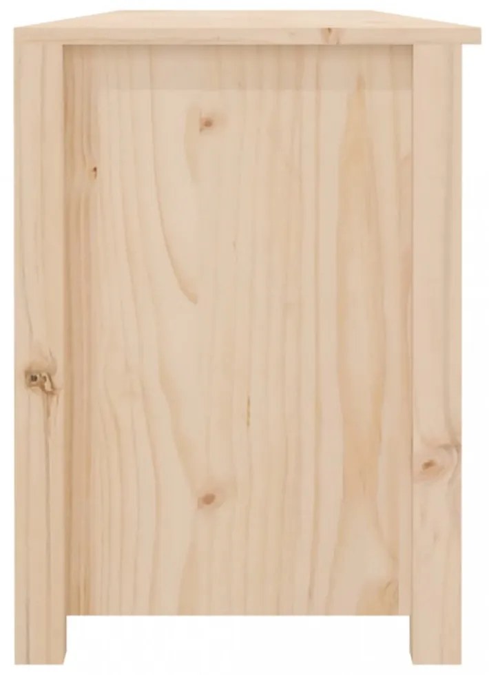 tömör fenyőfa cipőtároló pad 160x36,5x50 cm
