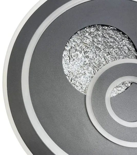 LED Dimmelhető mennyezeti lámpa LED/95W/230V fekete + távirányítás