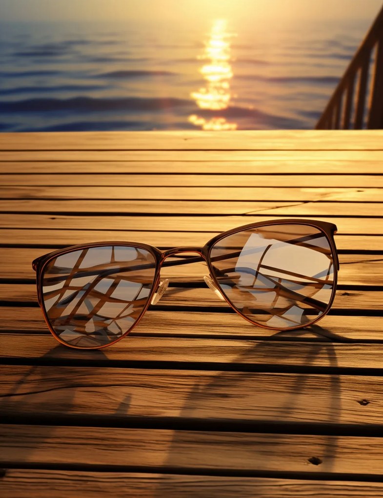 Poszter 50x65cm Nyár a tükröződésben