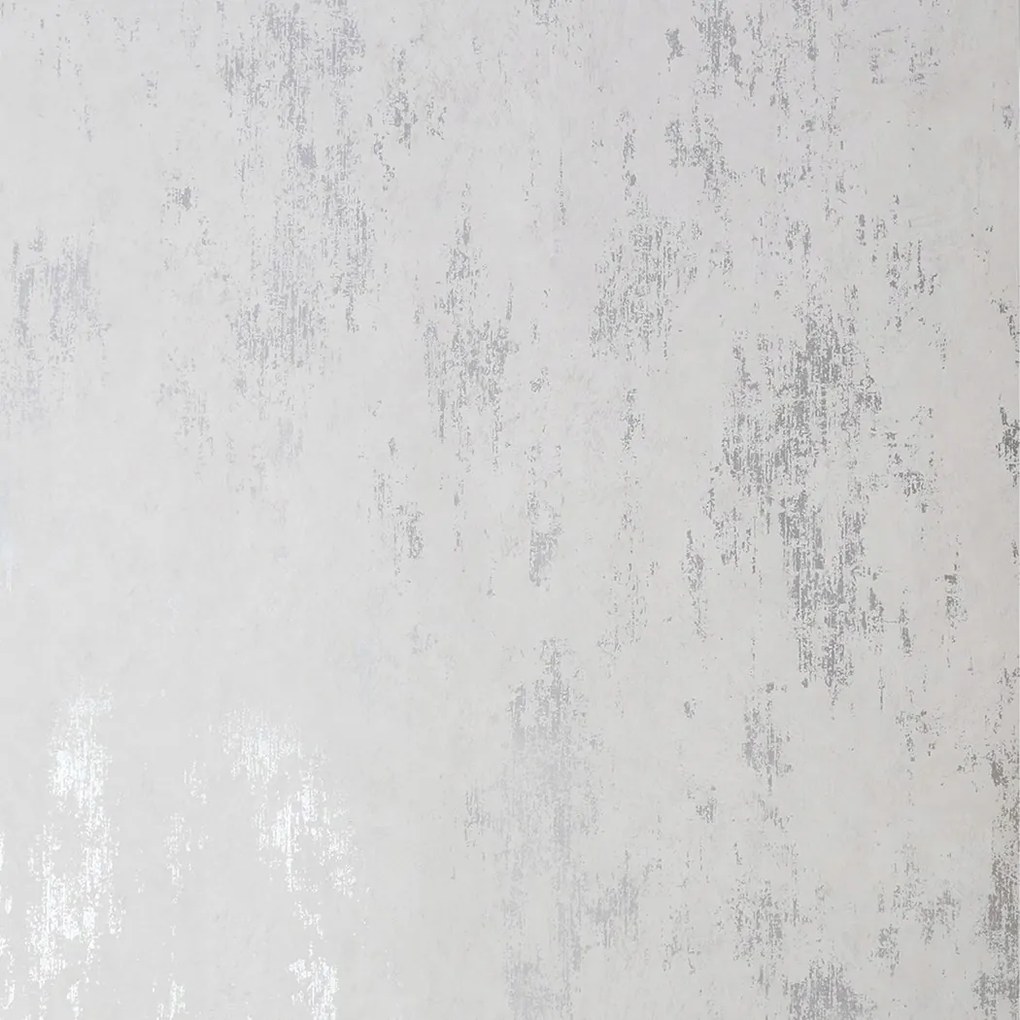 Fehér Fali Tapéta Ezüst Koptatott Tapéta