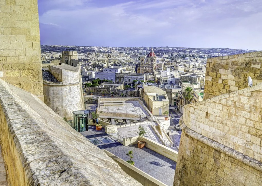 Poszter 84x59,5cm Panorámás kilátás Victoria városára, Assaf Frank