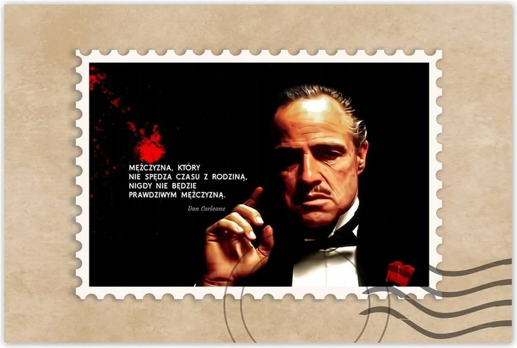 Poszterek 90x60 Don Vito Corleone God Fat