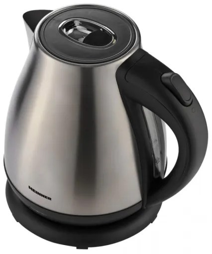 Heinner HEK-17IX - Elektromos vízforraló 1,7 l 2200 W/230 V matt króm/fekete