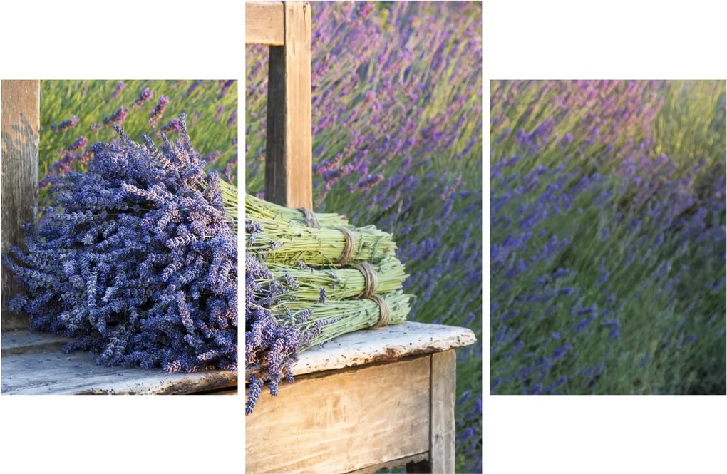 Kép - Levendula csokrok (90x60 cm)