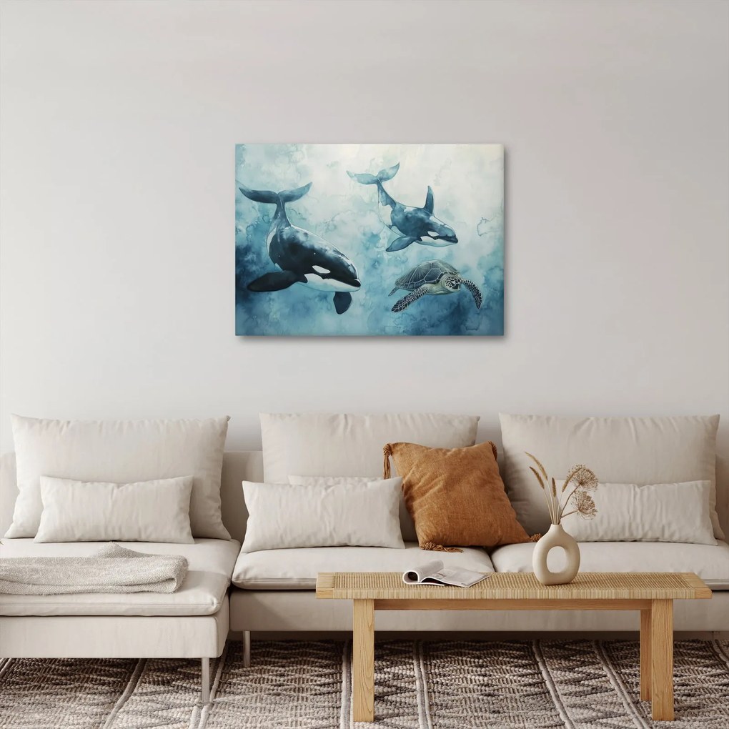 Kép - Víz alatti festmény (70x50 cm)