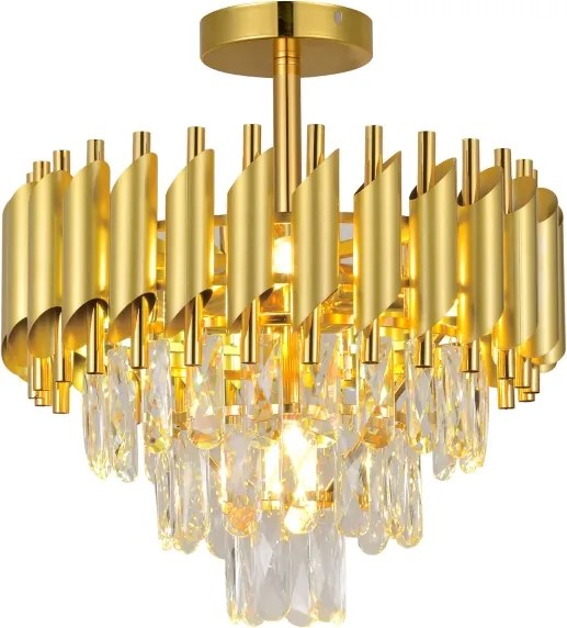 Brilagi - Felületre szerelt csillár ECLIPSE 5xE14/10W/230V Ø 38 cm arany