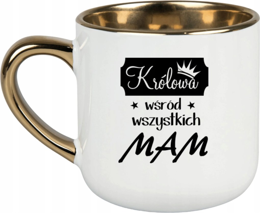 Bögre Fehér 400ml Ajándék Vicces Anyák Napja Anyák Királynője