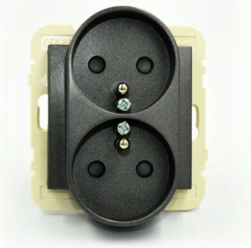 Efapel LOGUS90 Dupla Grafit Aljzat 90470 Kwis