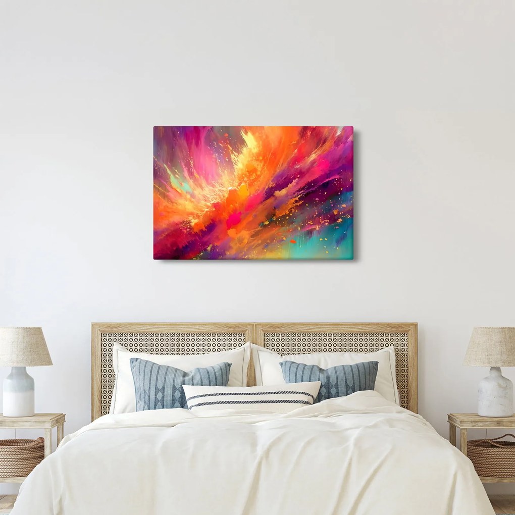 Kép - Dinamikus absztrakció (90x60 cm)