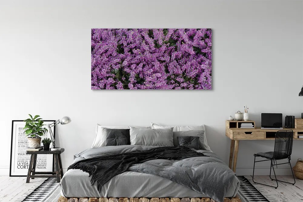 Canvas képek lila virágok 140x70 cm