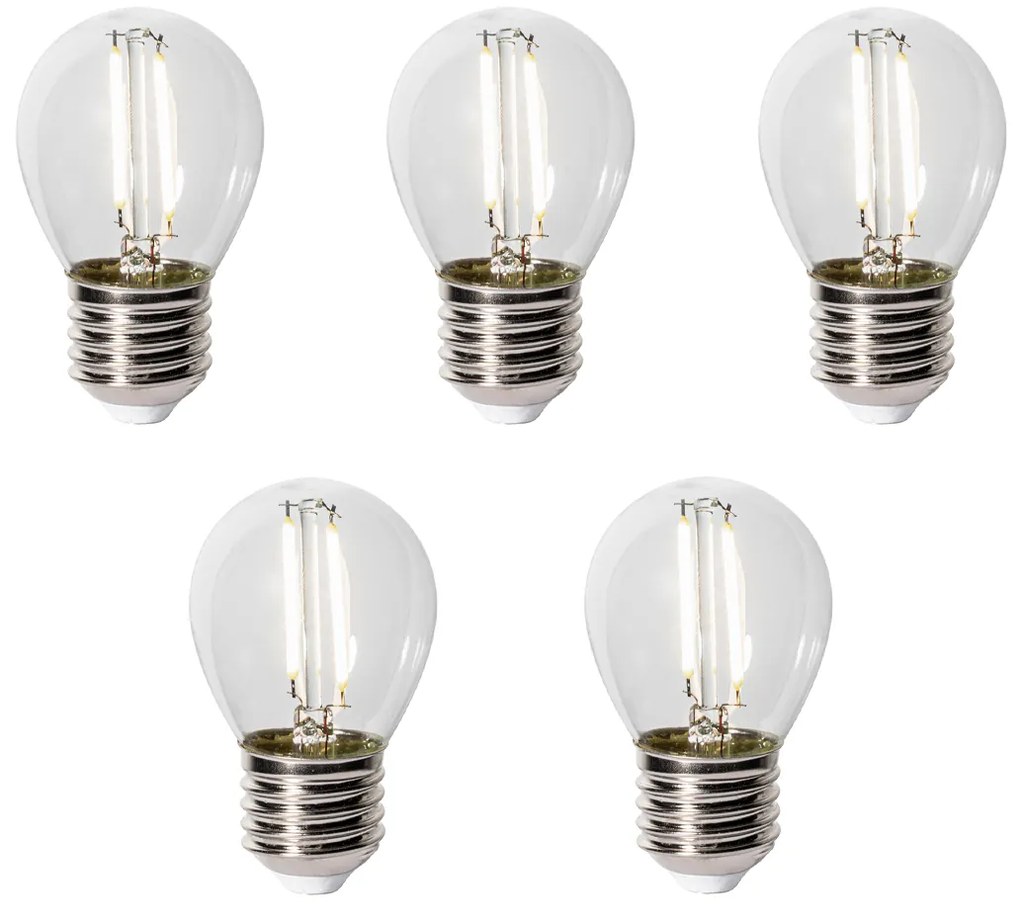 5 db E27 LED lamp P45 Sensor LUX 3W 250 lm 3000K