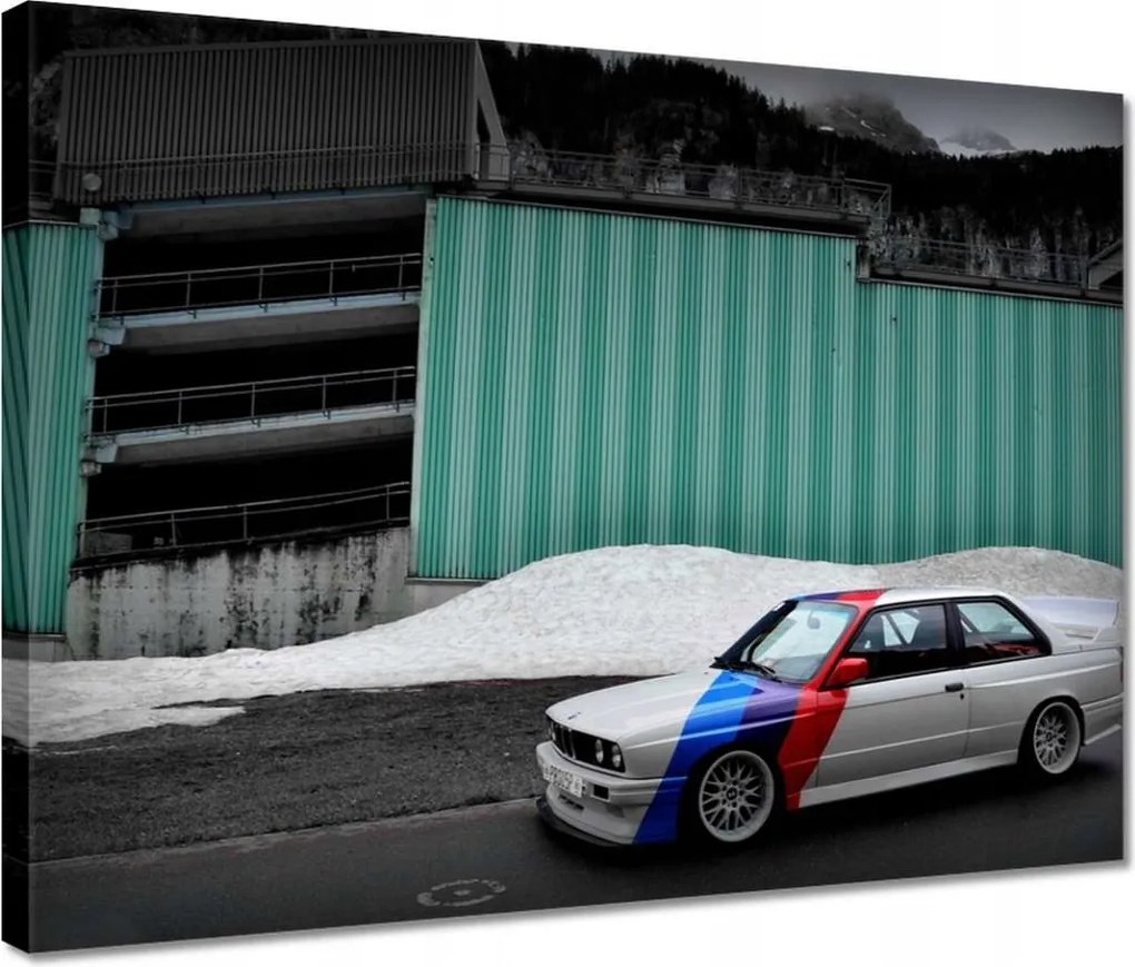 Vászonkép 40x30 Bmw Hármas 3er Autó