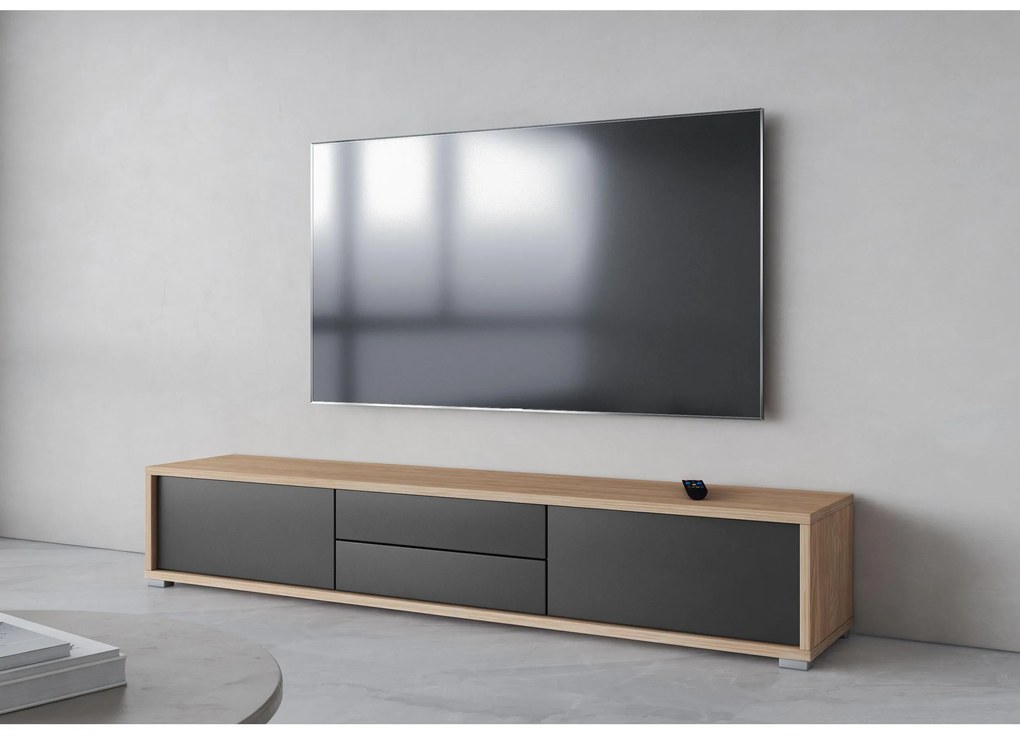 TV asztal Fiora 39 (olajozott tölgy + antracit). 1066463