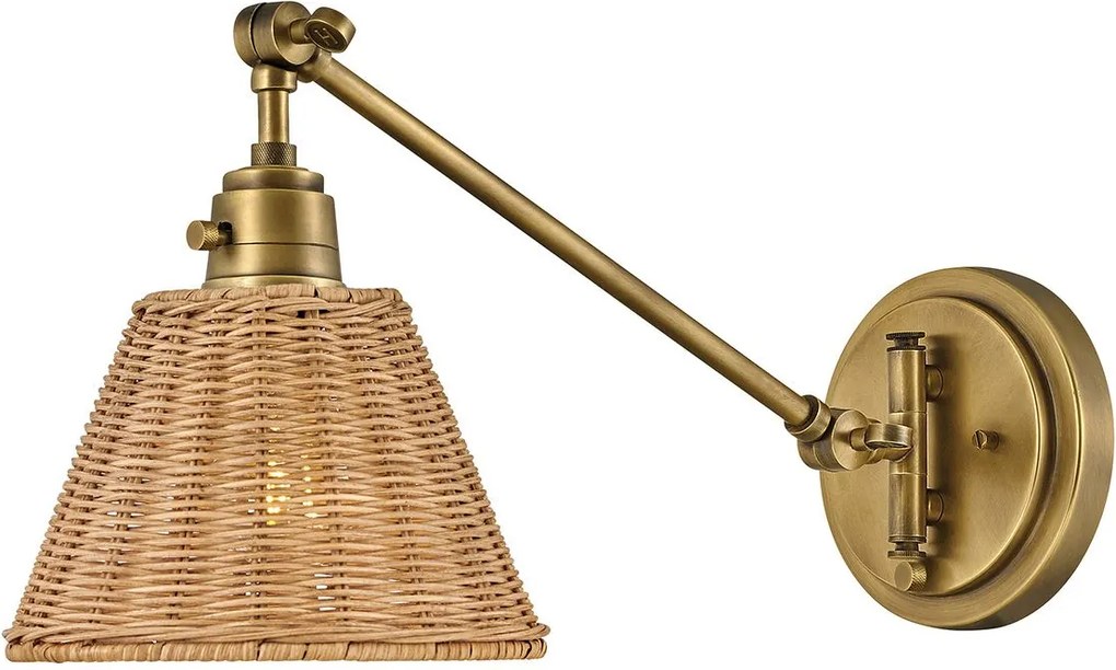 Hinkley lighting boho fali lámpa arti sárgaréz fa elshk-arti-1w-hb-nr