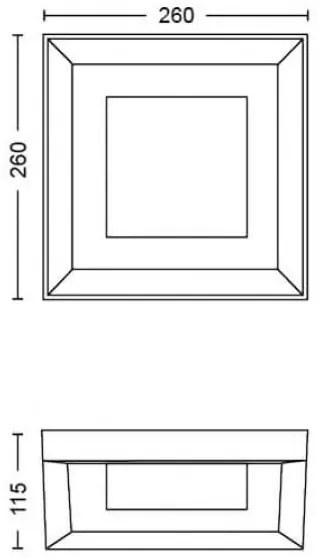 Philips 17438/30/P7 - LED RGB Kültéri lámpa Hue ECONIC LED/15W/230V IP44
