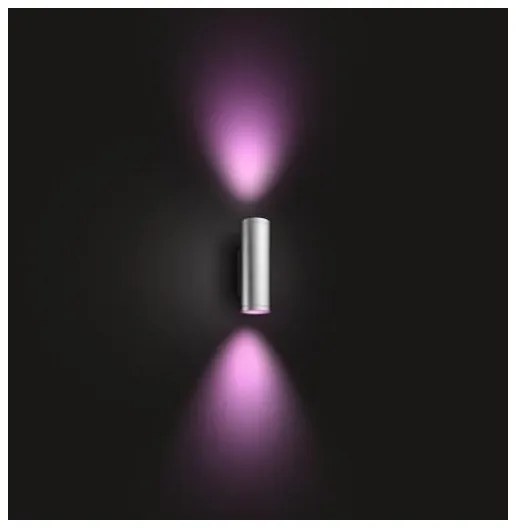 Philips 17463/47/P7 - LED RGBW Kültéri lámpa Hue APPEAR 2xLED/8W/230V IP44