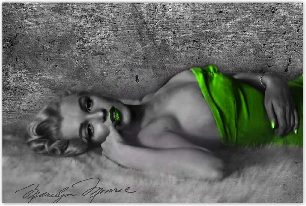 Poszterek 120x80 Lime Marilyn Monroe