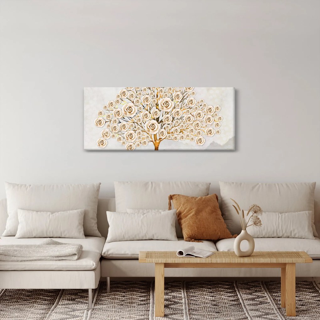 Egy virágfa képe (120x50 cm)
