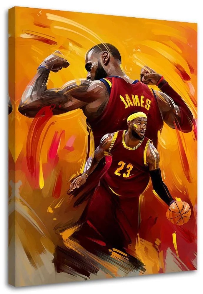 Gario Vászonkép LeBron James - Dmitry Belov Méret: 70 x 100 cm