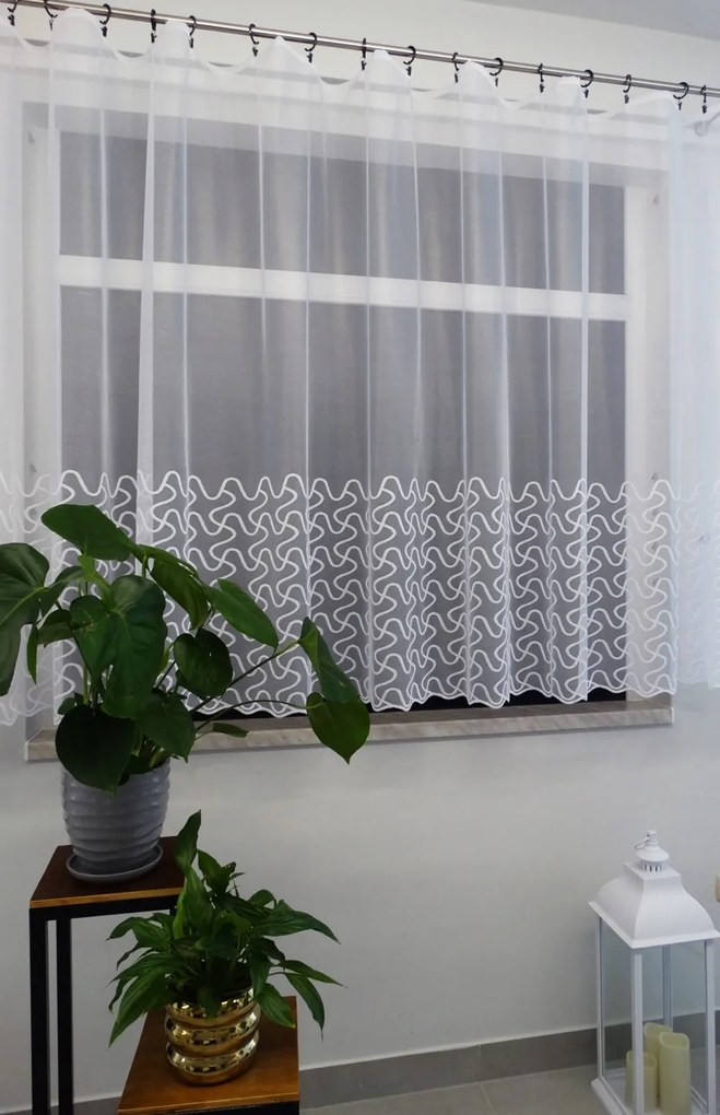 Mg Függöny fehér 35445 250x150cm készre varrt Bt lengyel