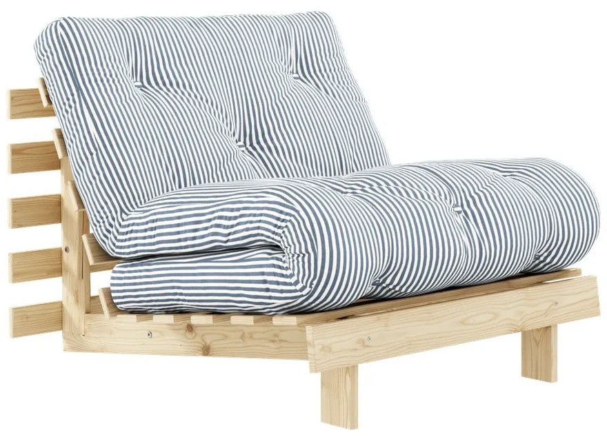 Fehér/világoskék fotel Roots - Karup Design