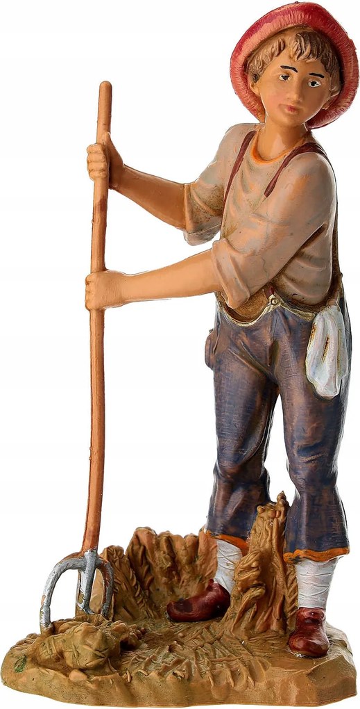 Betlehem Figura vasvillával- 12cm magas figurákhoz- Fontanini