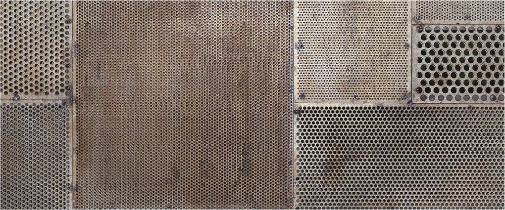 Design fotótapéta Flizelin falra Metál minták 250x104 Ragasztó