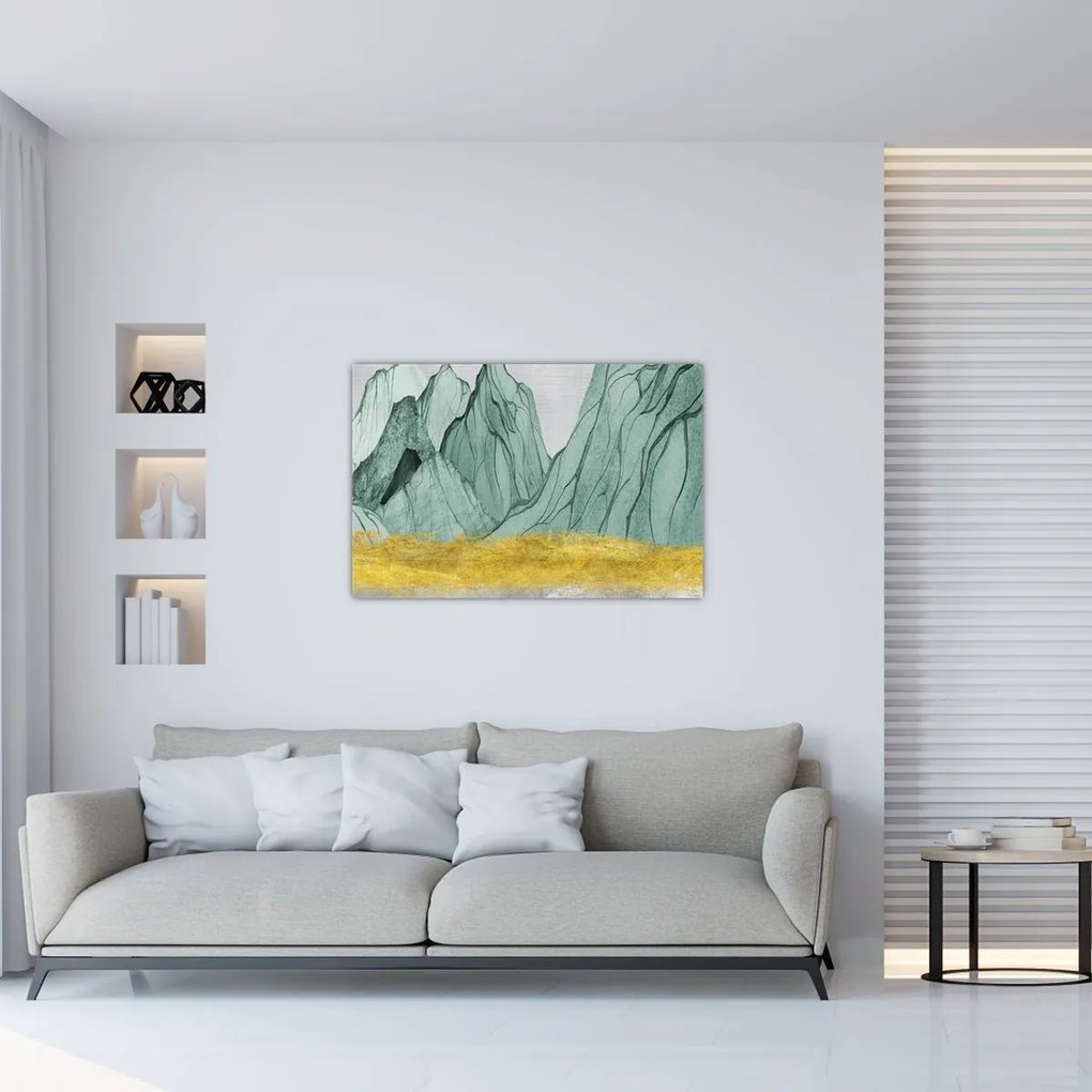 Kép - Smaragdhegység N⁰1 (90x60 cm)