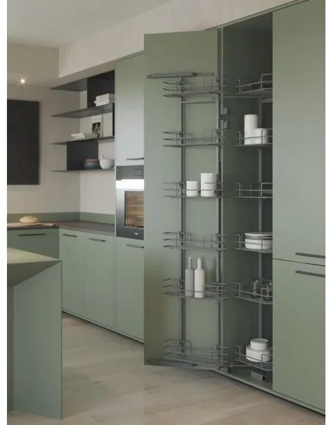 Konyhai fémrács, kamravasalat, 600mm, antracit, csillapított záródás, 12 kosár SIGE, Green Line 230A