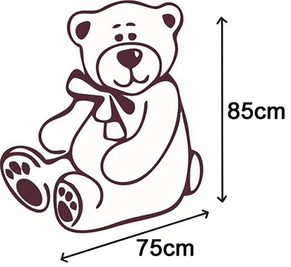 Plüss játék Maci 160 cm brown