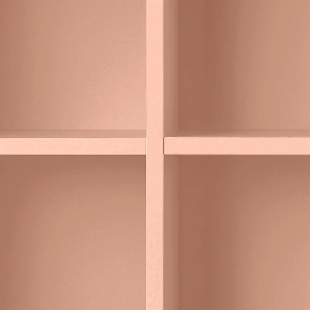 Boxie nyitott fali szekrény 80x80x37 cm pink