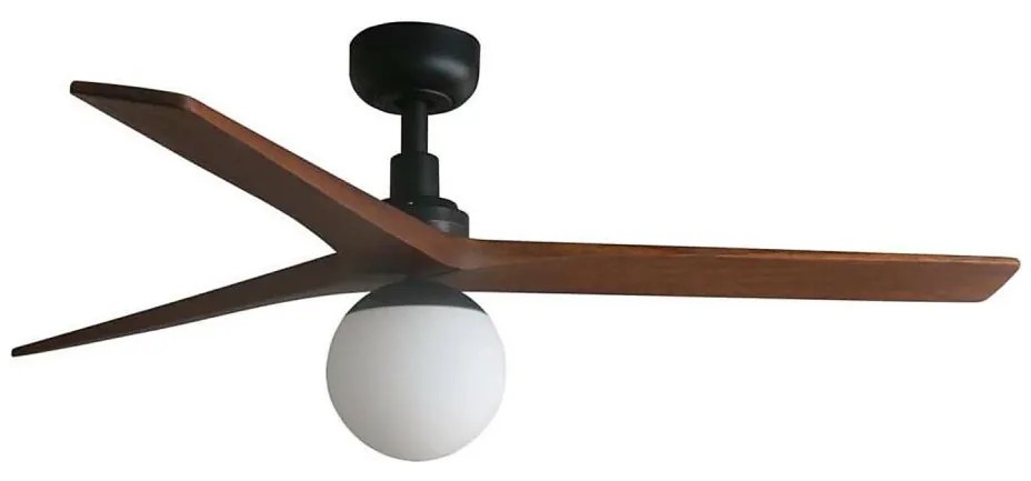 FARO 34277WT-11L - KLIM M vent. 1xE27/15W/230V dió/fekete, átm. 125 cm WT+DO