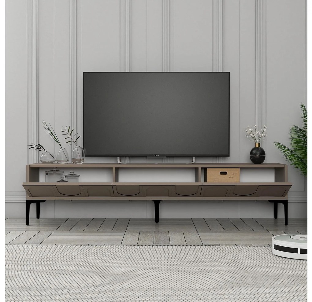 TV asztal/szekrény Bipemu 3 (atlas + fekete) . 1095677