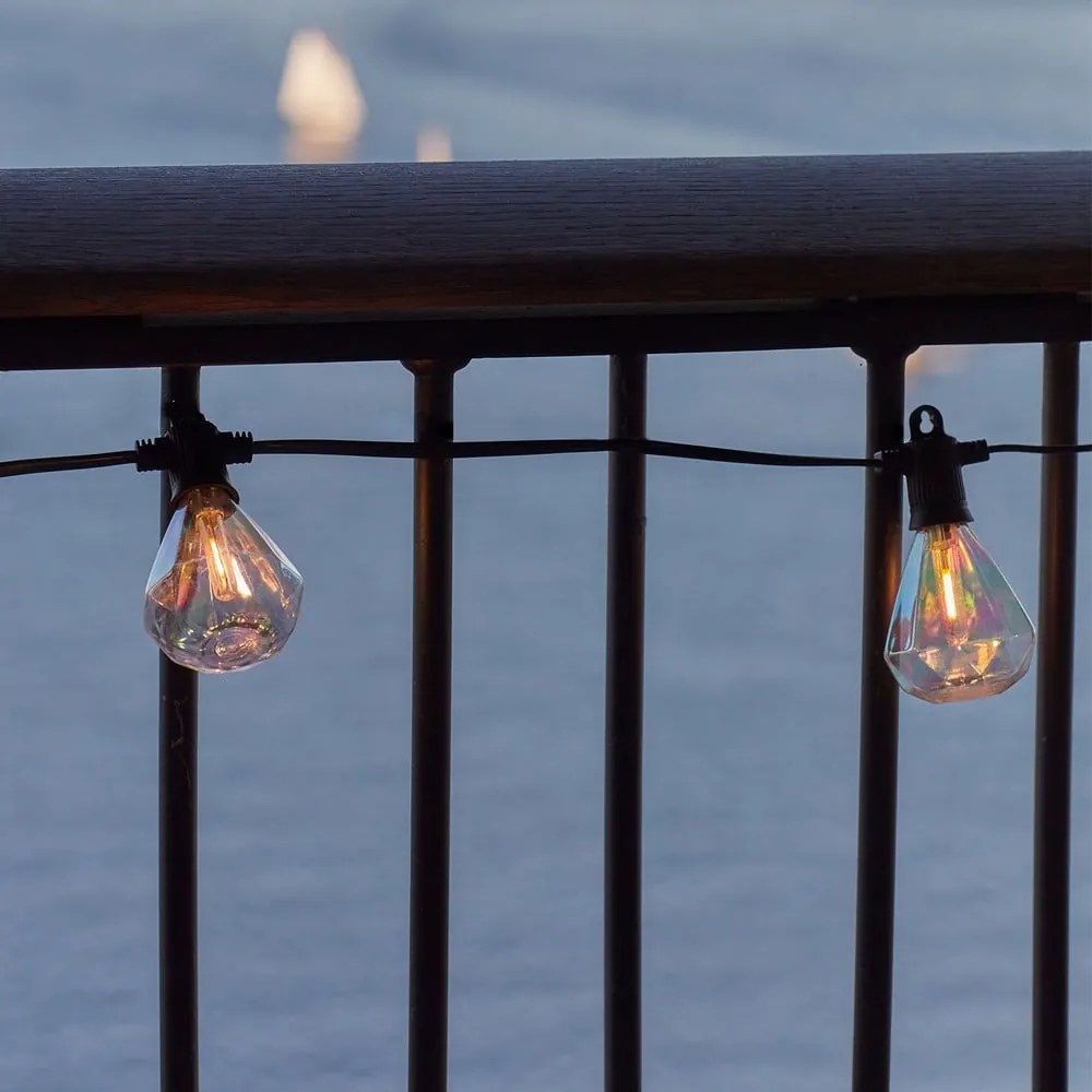 Napelemes fényfüzér hosszabbító, izzók száma 10 db, hosszúság 300 cm Marcus – Sirius