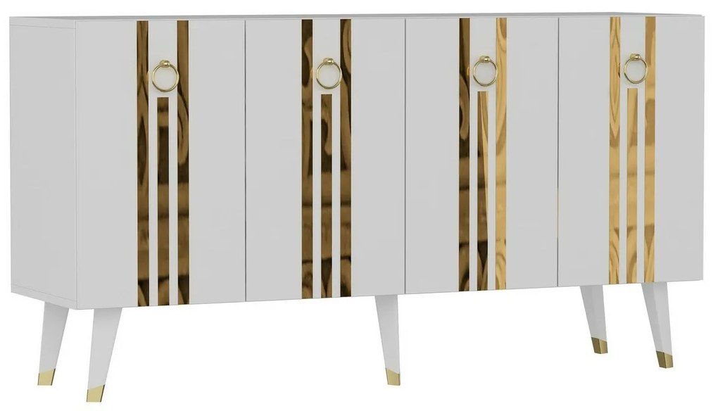 Isil White and Gold szekrény