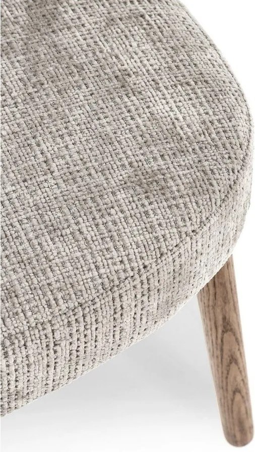 Szürke kárpitozott étkezőszék Ilma – Bizzotto