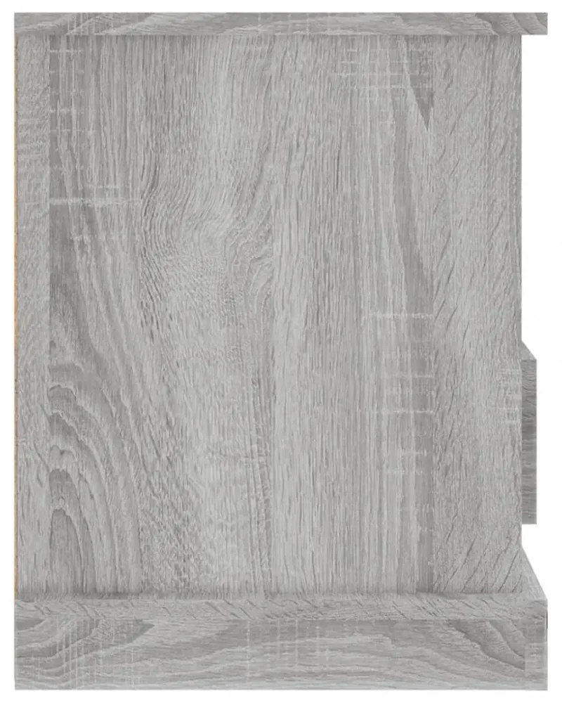 szürke sonoma színű szerelt fa TV-szekrény 93x35,5x45 cm