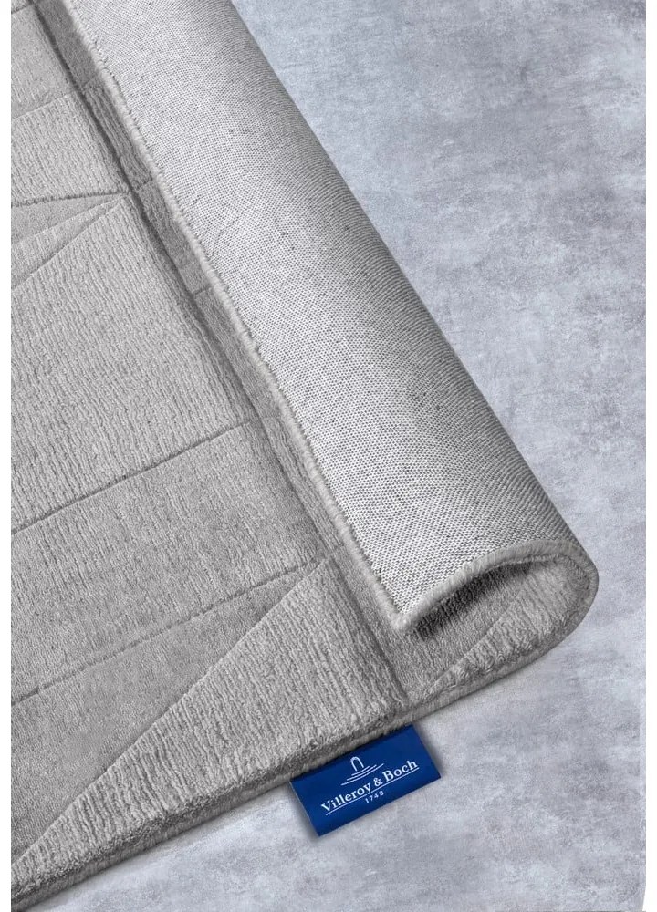 Szürke kézi szövésű gyapjú futószőnyeg 80x250 cm Ursule – Villeroy&Boch