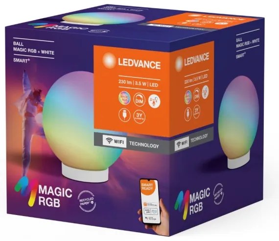 Ledvance - LED RGBW dimmelhető asztali lámpa SMART+ MAGIC LED/3,5W/5V Wi-Fi