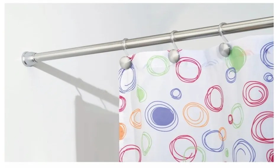 Forma teleszkópos zuhanyfüggöny rúd, max. hossz 221 cm - iDesign