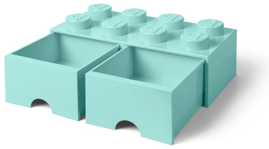 Mentolzöld 2 fiókos tárolódoboz - LEGO®
