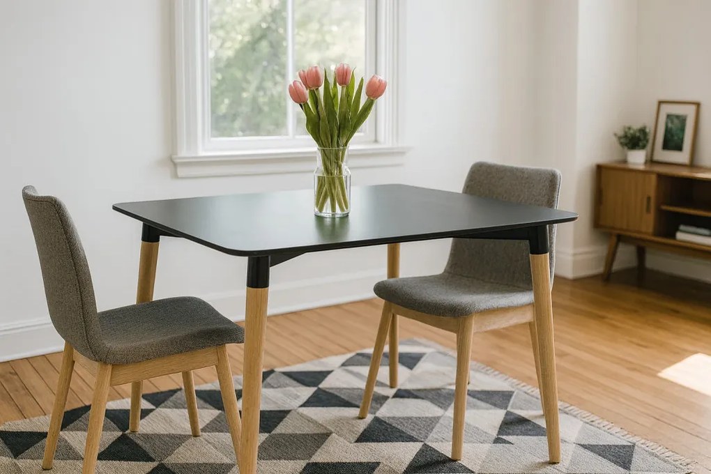 Téglalap alakú asztal 120 x 80 x 74 cm