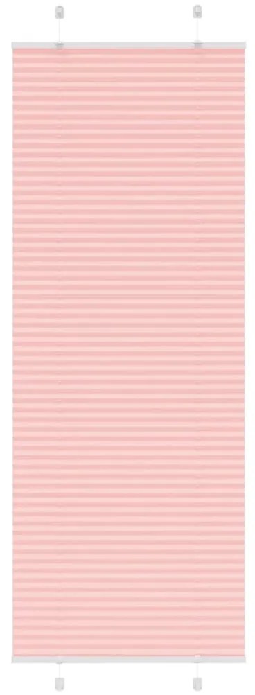 pliszírozott redőny rózsaszín 80x200 cm szövetszélesség 79,4 cm