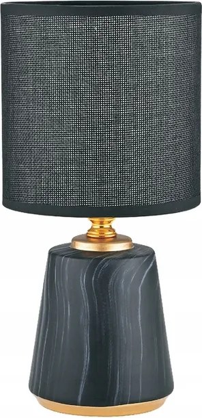 Lámpa Éjjeli lámpa fekete-arany HS8605-BL 27 cm