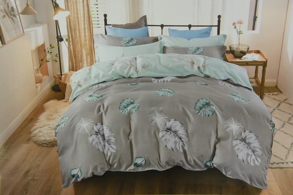 Ágyneműhuzat szatén pamut 200x220 4 részes Ár