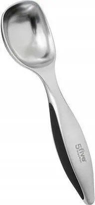 Rozsdamentes acél fagylaltos kanál gumi nyéllel