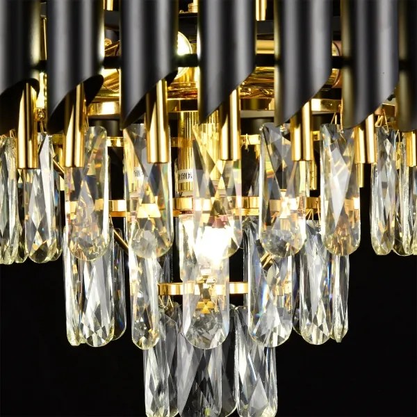 Brilagi - Felületre szerelhető ECLIPSE csillár 5xE14/10W/230V, átm. 38 cm, fekete/arany