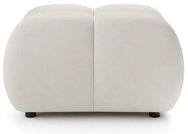 Kárpitozott puff ALMADA 72x72 cm bézs